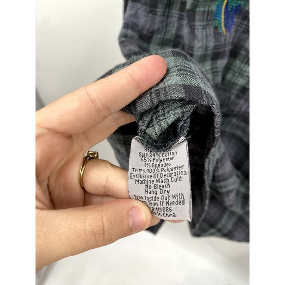 Johnny Was XS Anderson Western Tunic Embroidered Flannel NWT - Picture 5 of 5